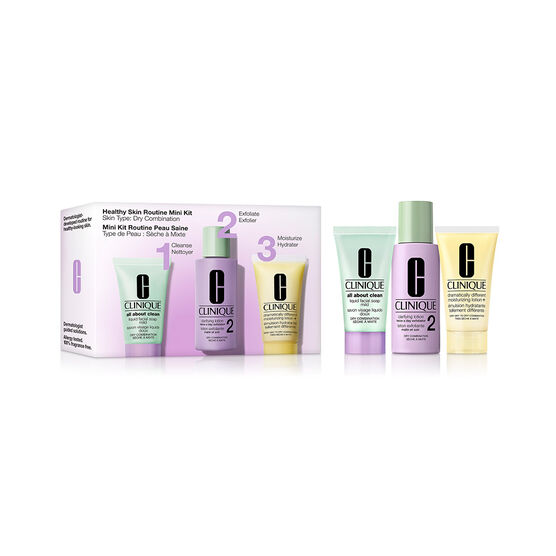 Kit de Skincare Clinique 3 Step Skin Type 2 Peles Secas
